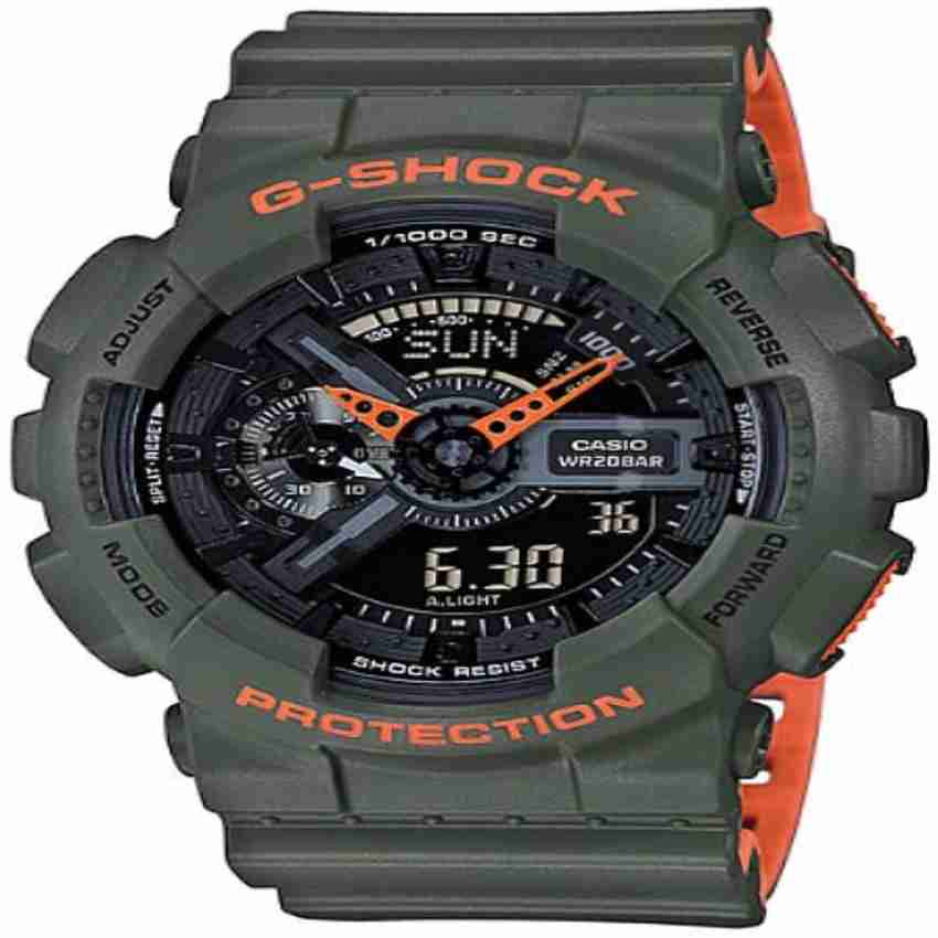G shock ga 110 green best sale