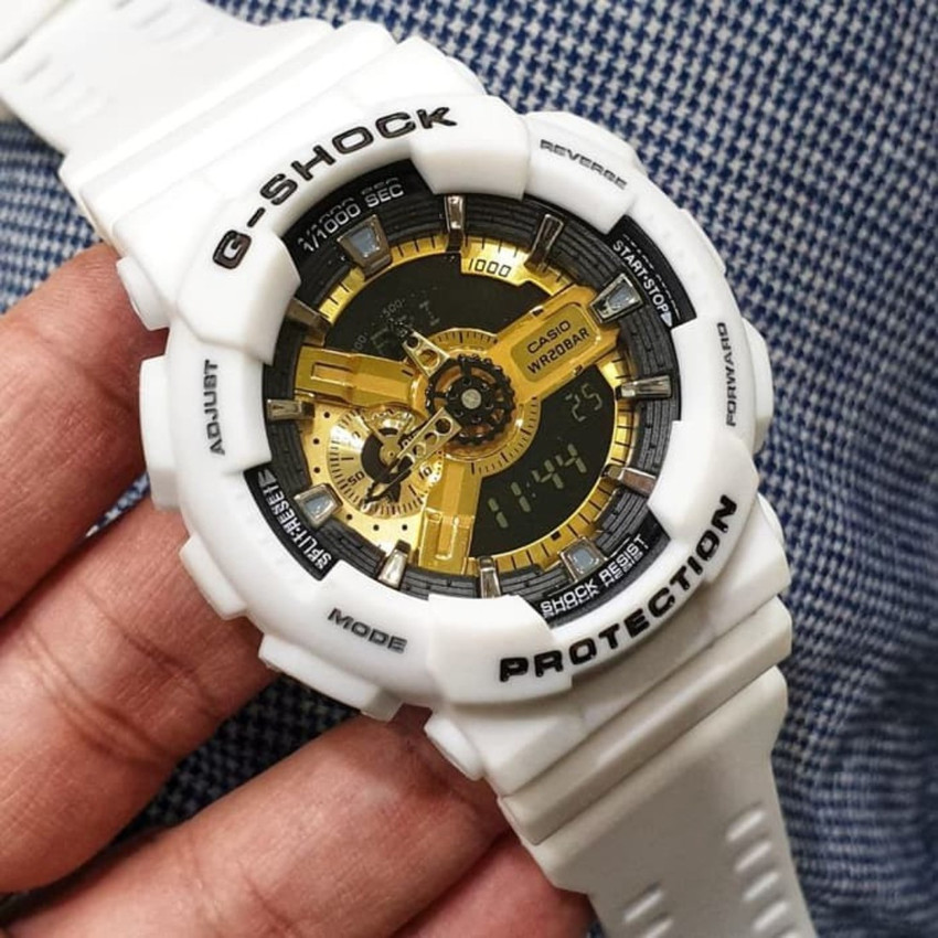 G shock ga 110 white gold clearance