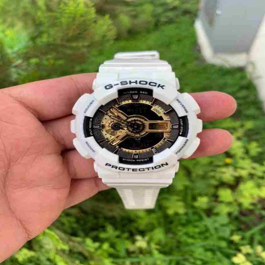 G shock watches white and gold price hotsell