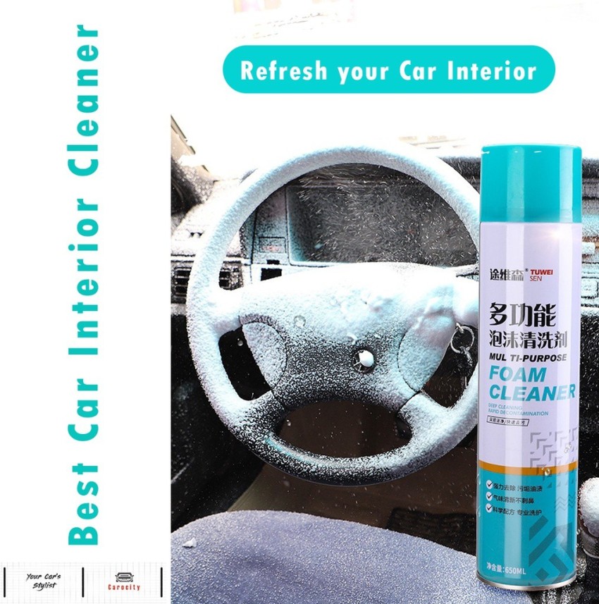 Multi-purpose Foam Cleaner Spray, For Car Interior Cleaning