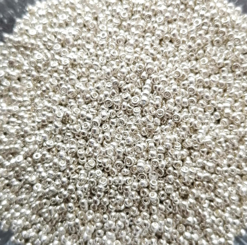 maggam work with silver thread