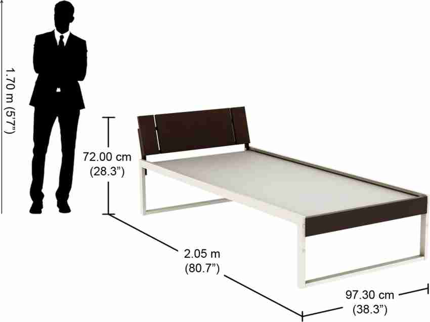 Godrej metal deals single bed