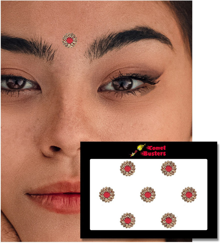 Gold bindi design new arrivals