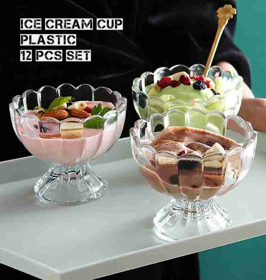 Ice cream on sale glass cup