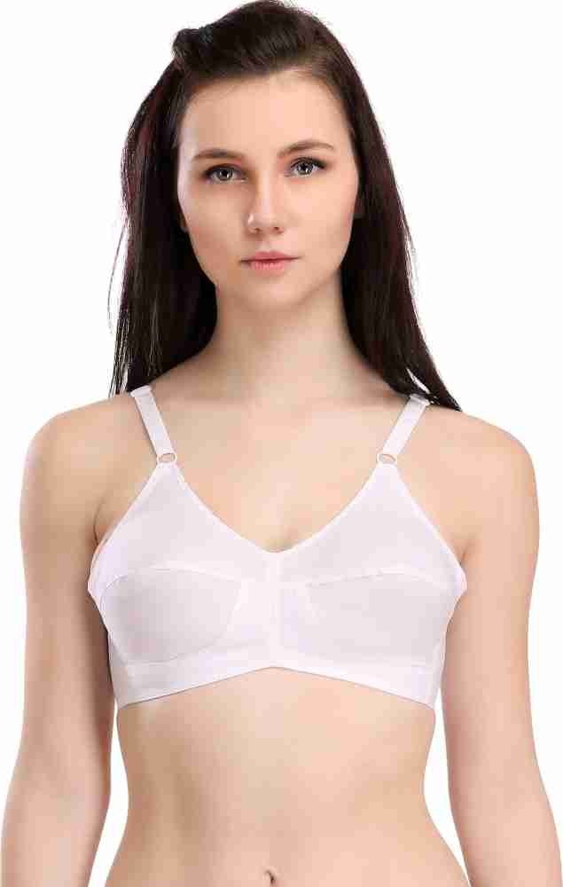 Selfcare Deep Neck Full Coverage Bra Women Minimizer Non Padded Bra - Buy  Skin, White Selfcare Deep Neck Full Coverage Bra Women Minimizer Non Padded  Bra Online at Best Prices in India