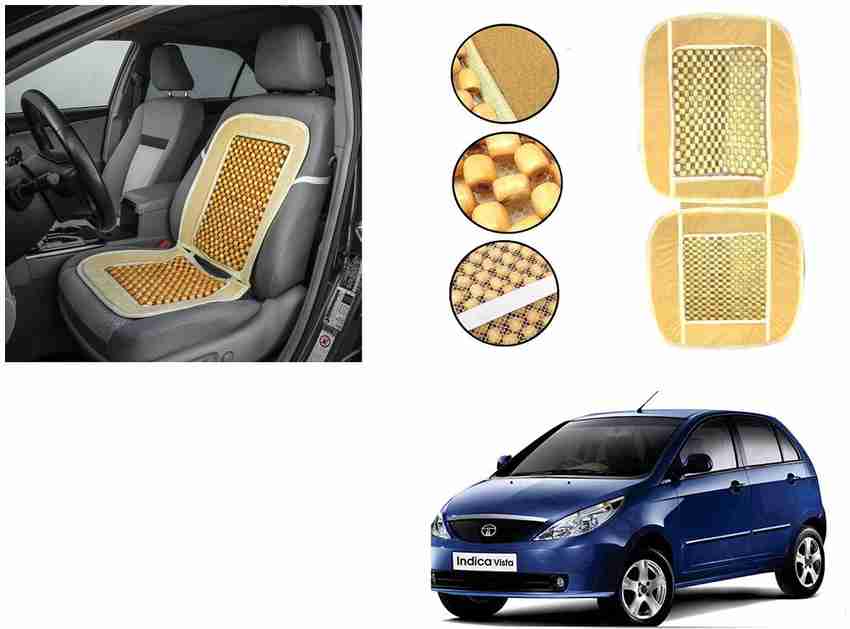 EXCHANGE CARTRENDING Velvet Wooden Car Seat Cover For Tata