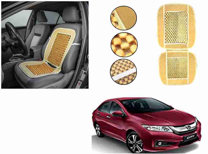 EXCHANGE CARTRENDING Velvet Wooden Car Seat Cover For Honda