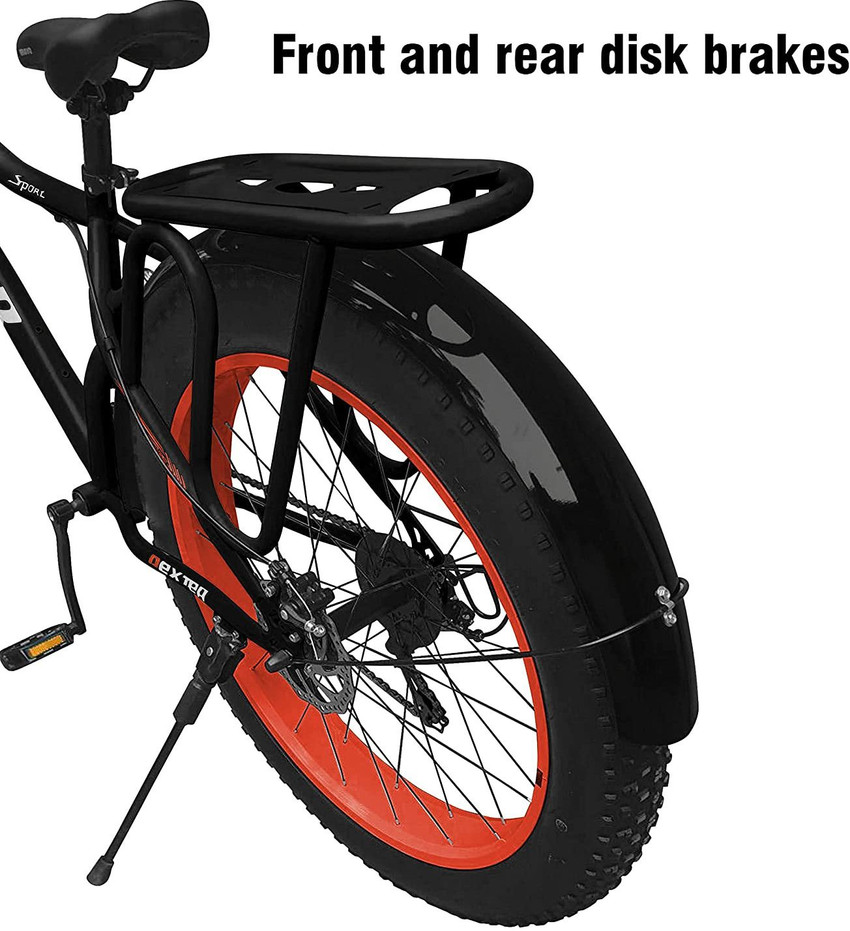 Dexter 26x4 Mountain Bike for Men Women Carbon Steel Frame