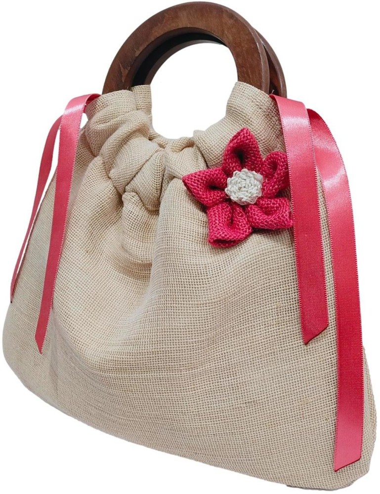 Wedding Return Gift Jute Pouch Potli Bag Thamboolam Bags  11 x 9 Buy Now