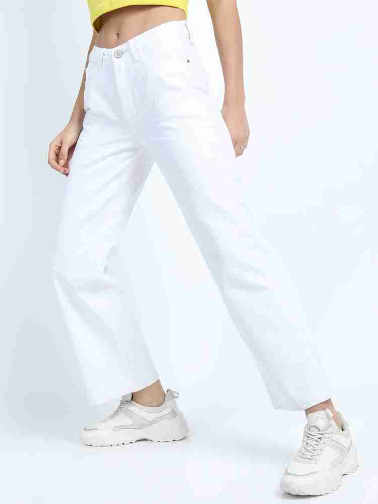 Tokyo Talkies Flared Women White Jeans - Buy Tokyo Talkies Flared Women  White Jeans Online at Best Prices in India