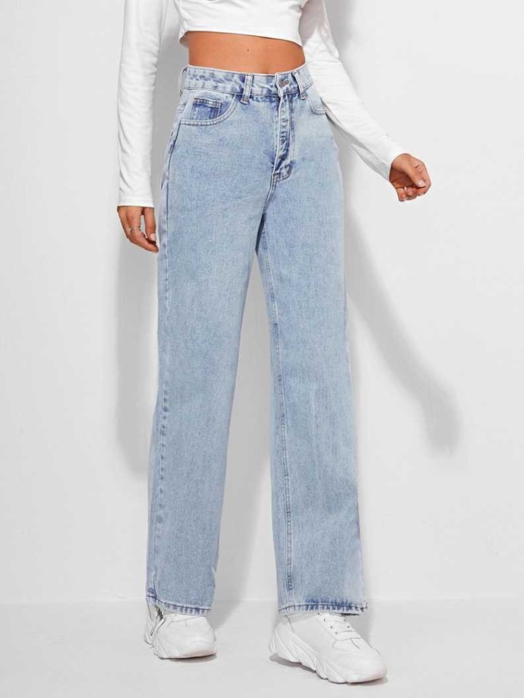 FAST TRAIN Flared Women Light Blue Jeans - Buy FAST TRAIN Flared Women  Light Blue Jeans Online at Best Prices in India