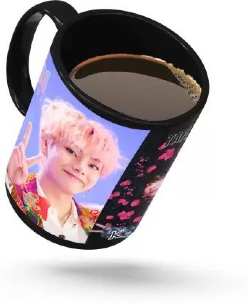 NH10 DESIGNS Bts Cup Bts Bts Black Cup Bts Product Bts Gift Bts Combo For  Girl (BTS-055) Ceramic Coffee Mug Price in India - Buy NH10 DESIGNS Bts Cup  Bts Bts Black