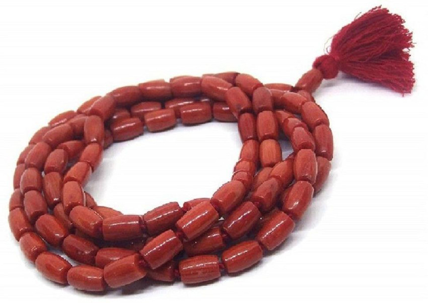 Senroar Coral Beads Mala Natural stone Red Coral Moonga Coral