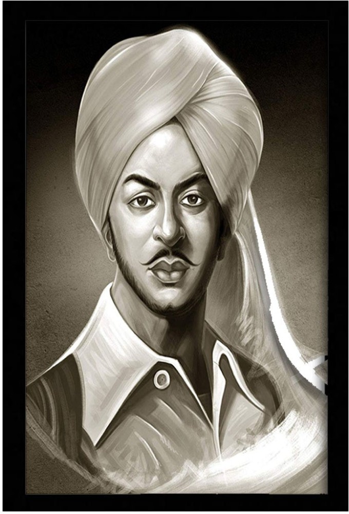 Pencil Sketch Of Great freedom fighter “Shaheed Bhagat Singh” |  DesiPainters.com