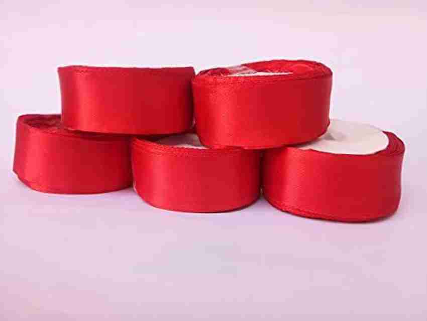1 inch store red satin ribbon