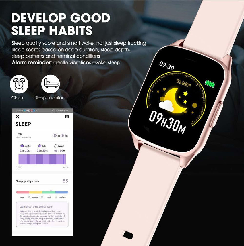 Indiarocks K17 PRO Smart Watch for Bluetooth Calls Waterproof