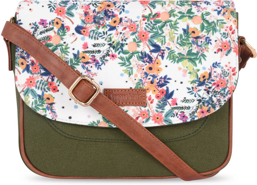 Floral sling bags clearance