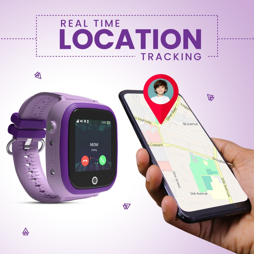 Buy WTG -2G Sim Card SmartWatch for Kids, LBS Location Tracking