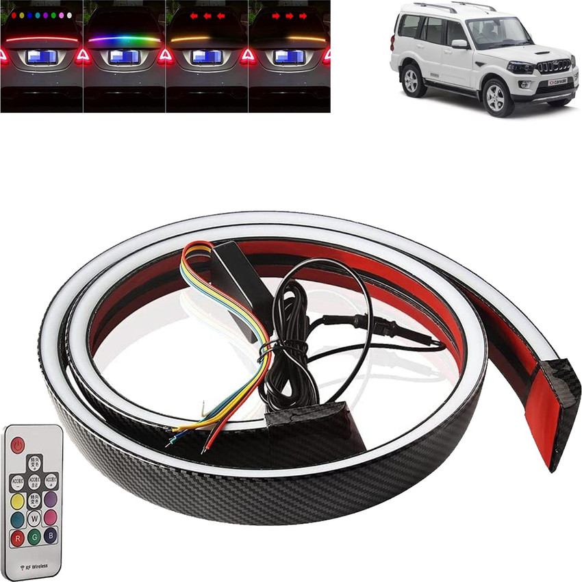aksmit 52 Inch LED Rear Spoiler with Remote Control for Scorpio