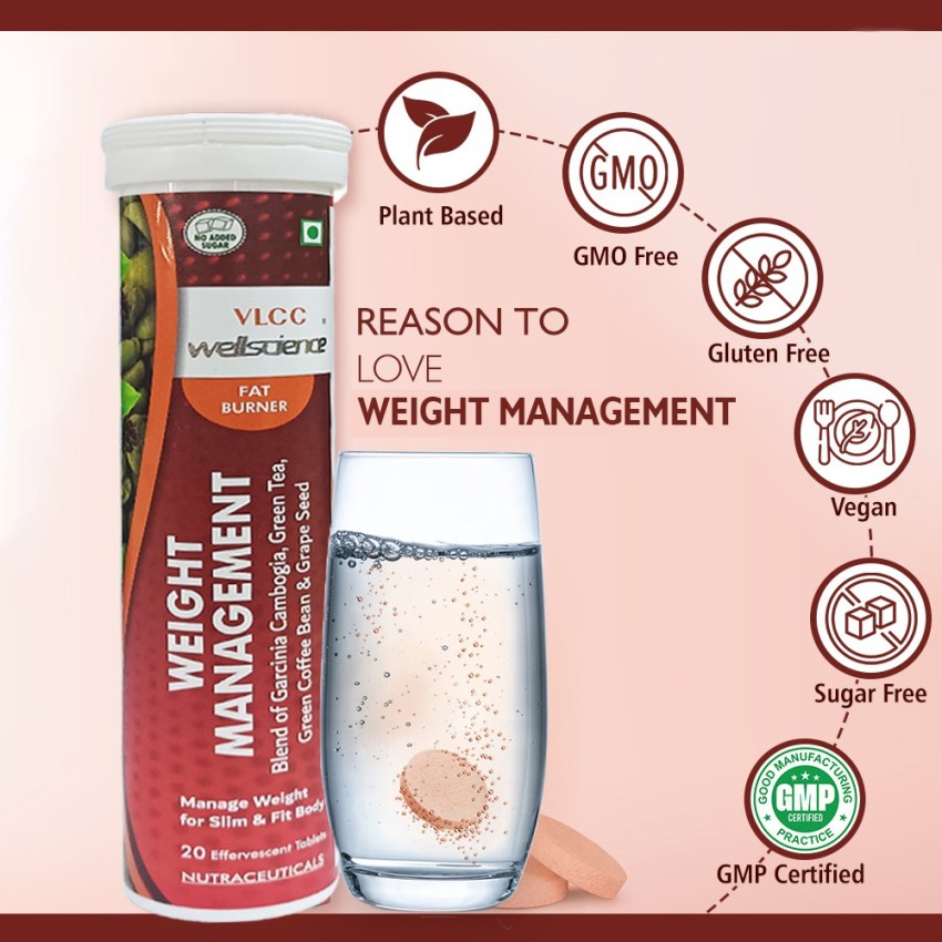 Vlcc Wellscience Weight management Effervescent Tablets