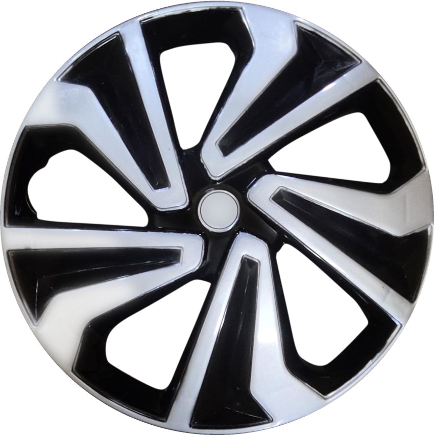 HOTRENZ WHEEL COVER 13 INCH SILVER BLACK COLOR Wheel Cover For