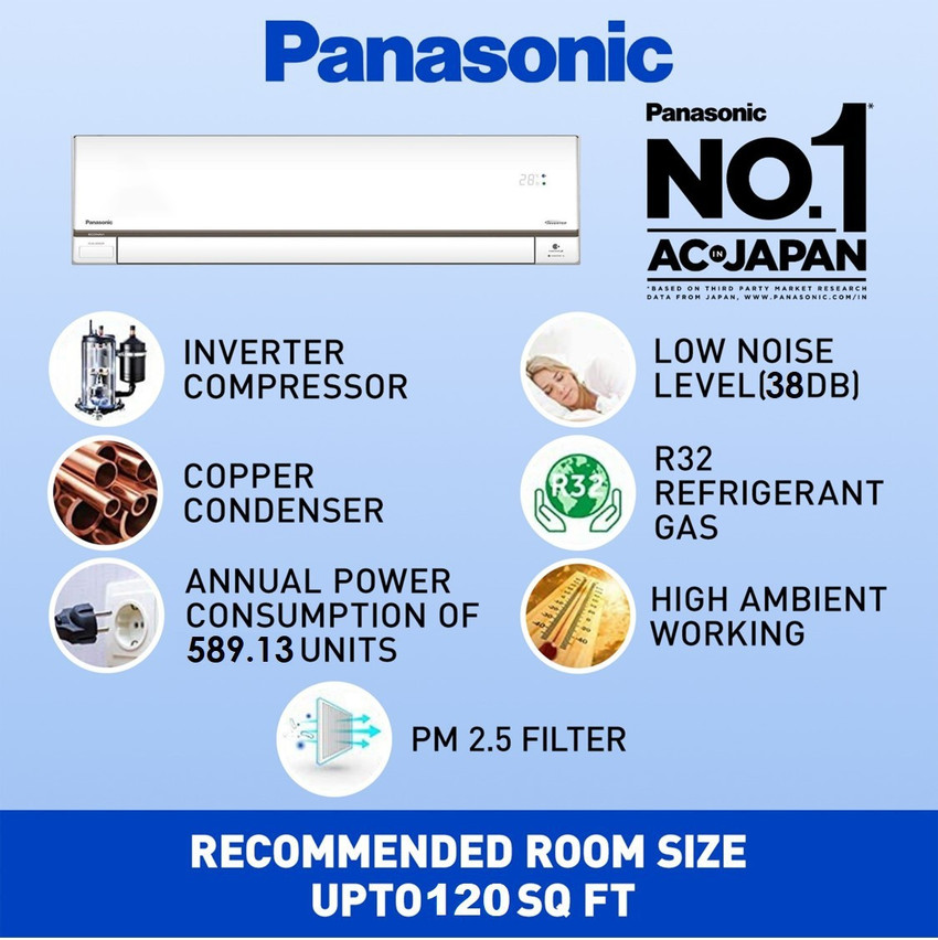 Flipkart.com | Buy Panasonic 1 Ton 5 Star Split Inverter AC with