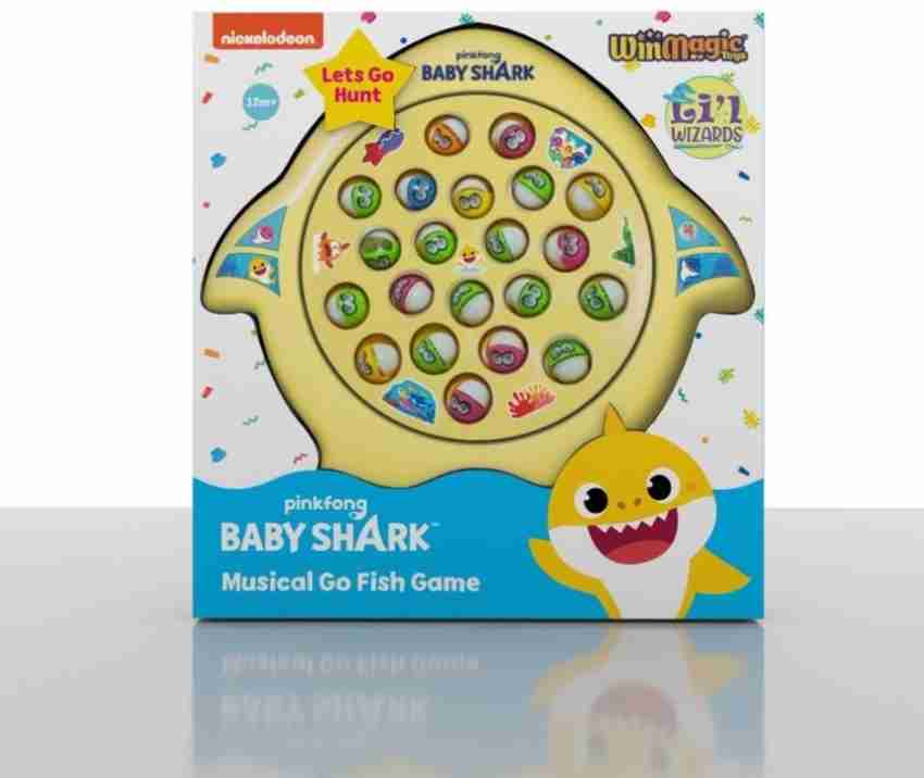 Li'l Wizards Baby Shark Sing and Go Fishing Game For Kids of Age 4Y+,  Multicolour