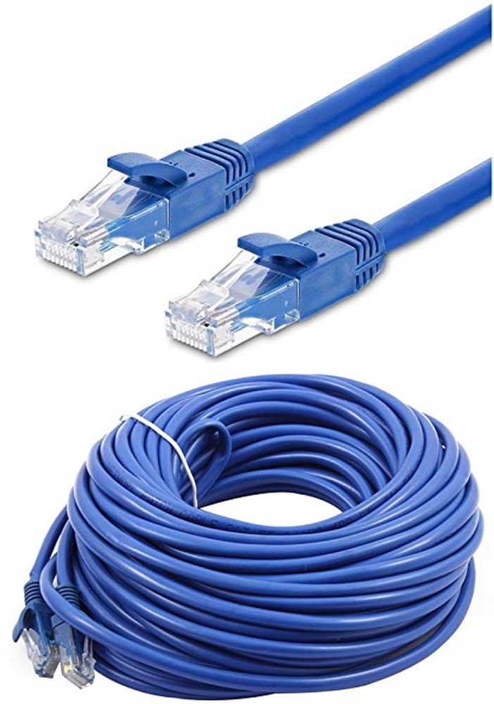Terabyte 2.5 Meter LAN Cable CAT5/5E Ethernet Cable Network Cable RJ45 LAN  Wire High Speed Patch Cable Computer Cord (Blue)+3