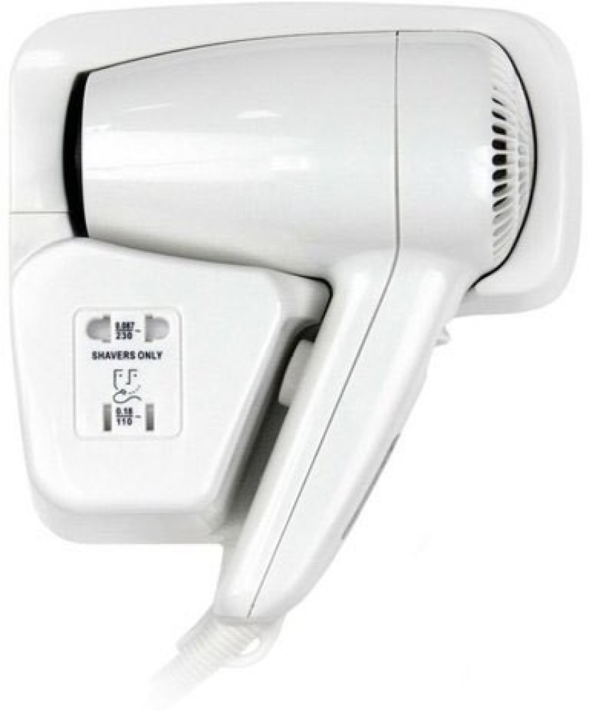 Hotel hair outlet dryers wall mounted