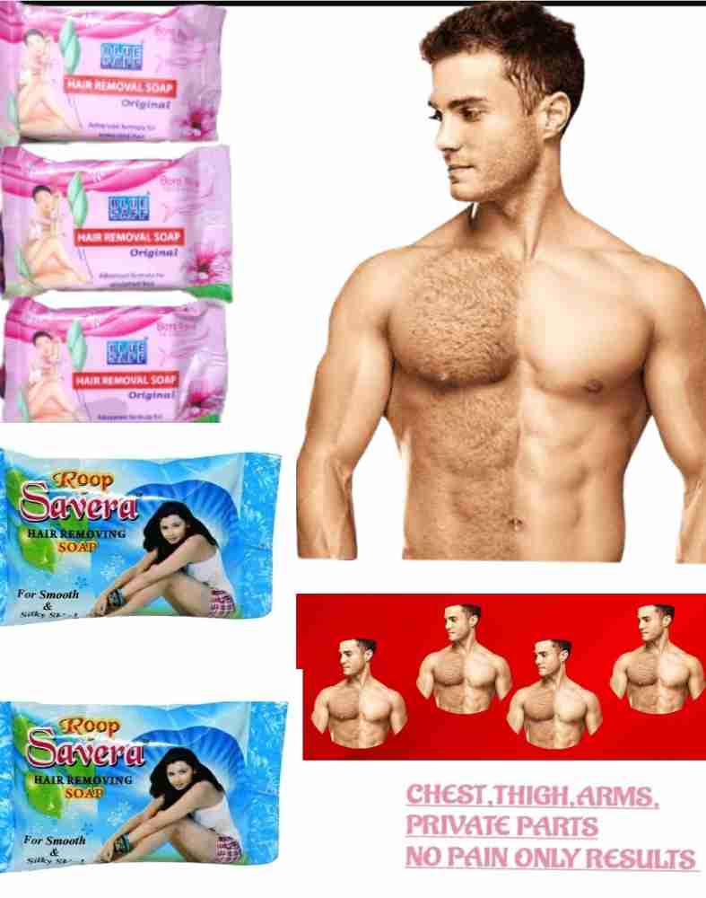 ROOP SAVERA MEN HAIR REMOVAL SOAP FULL BODY HAIRS REMOVE IN