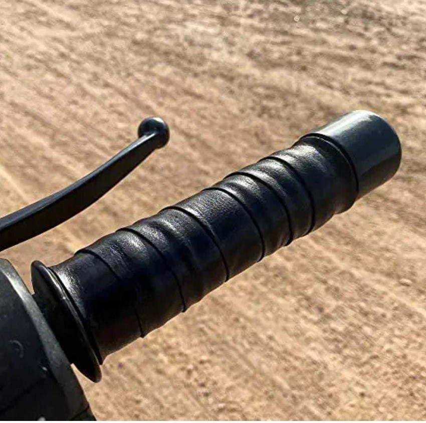 KOHLI BULLET ACCESSORIES Black leather grip Handle Bar Grip For