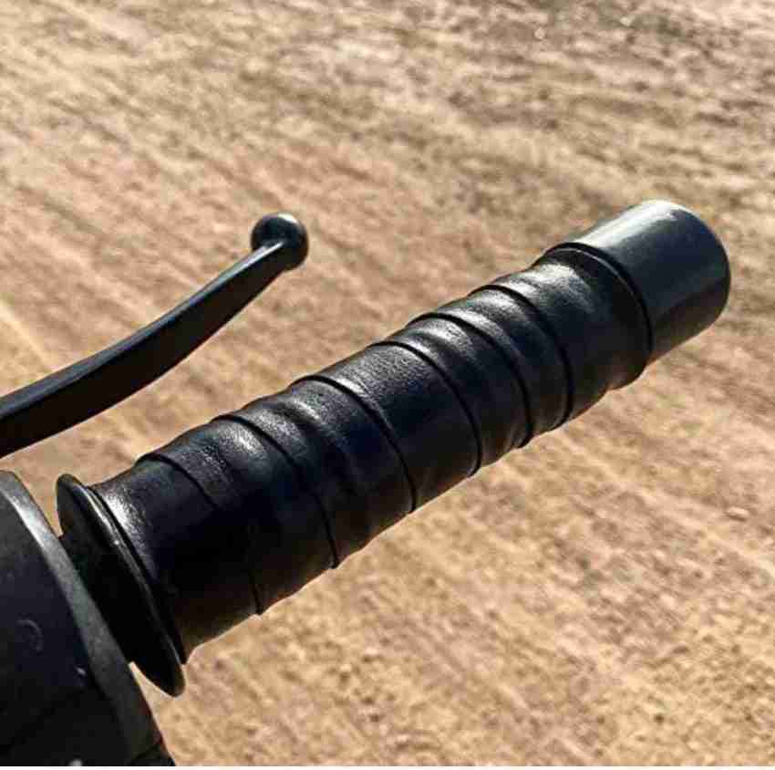 Dvis Black leather grip Handle Bar Grip For Royal Enfield Universal For Bike  Price in India - Buy Dvis Black leather grip Handle Bar Grip For Royal  Enfield Universal For Bike online
