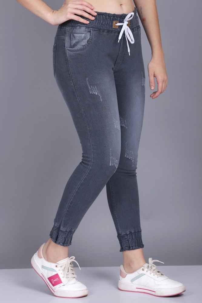 Buy SHRIID Stylish cool design & look good denim Jogger Jeans for Women &  Girls Online at Best Prices in India - JioMart.
