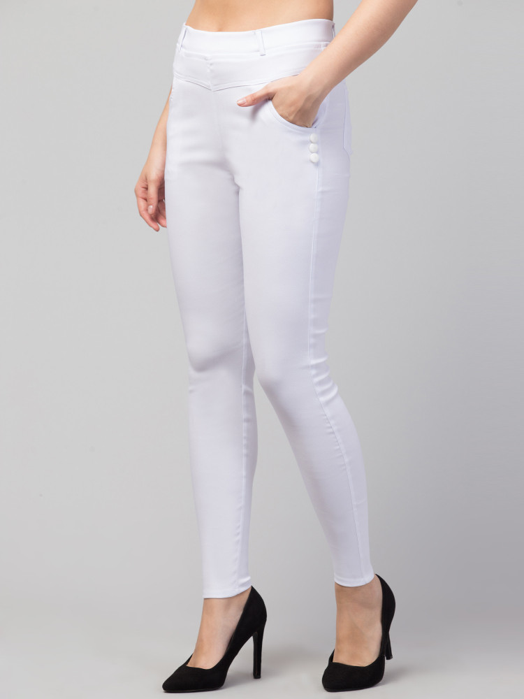 Nomi Indy Made White Jegging Price in India Buy Nomi Indy Made