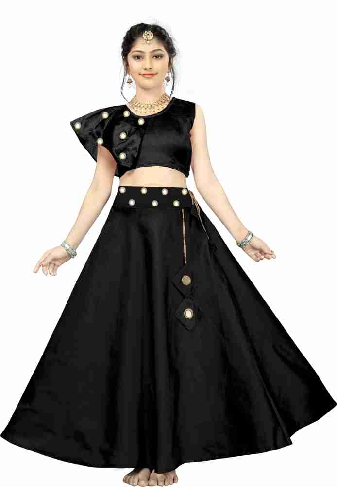 Girls crop outlet top lehenga