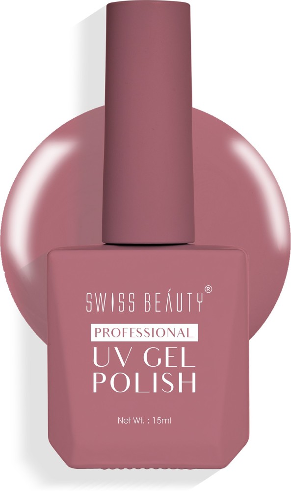 Buy Swiss Beauty Professional UV Gel Nail Polish, Lasts Upto 21 Days, Super  Glossy Finish, Non-Chipping, Non-Smudging, Quick Drying Nail Polish, Shade  -25, 15 ml Online at Low Prices in India -