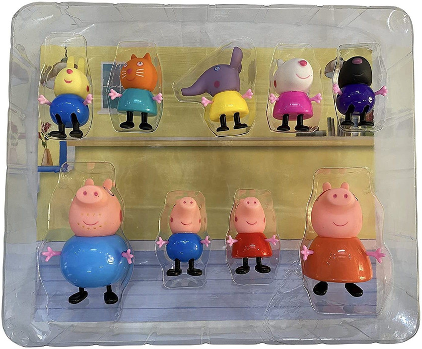 Peppa pig family set figures shop