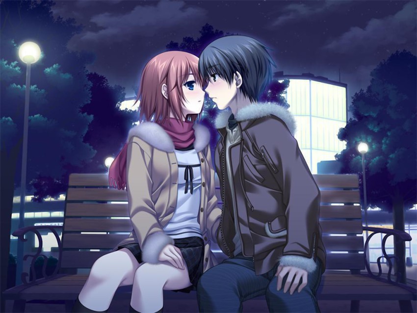 Free: kissing love anime poster image 