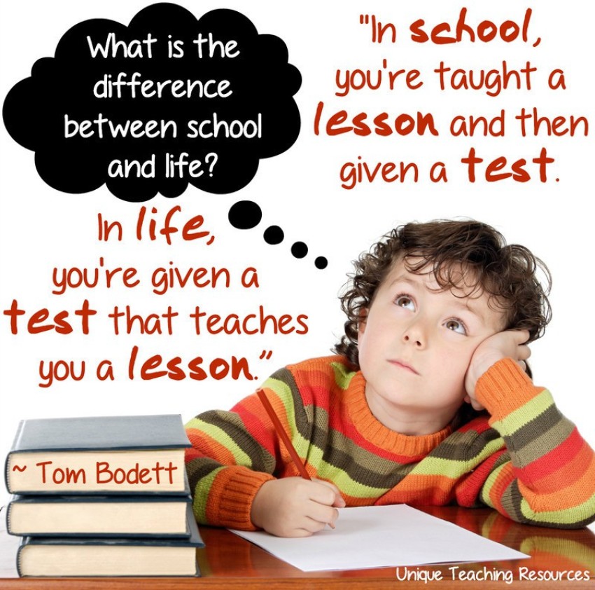 funny quotes about tests in school