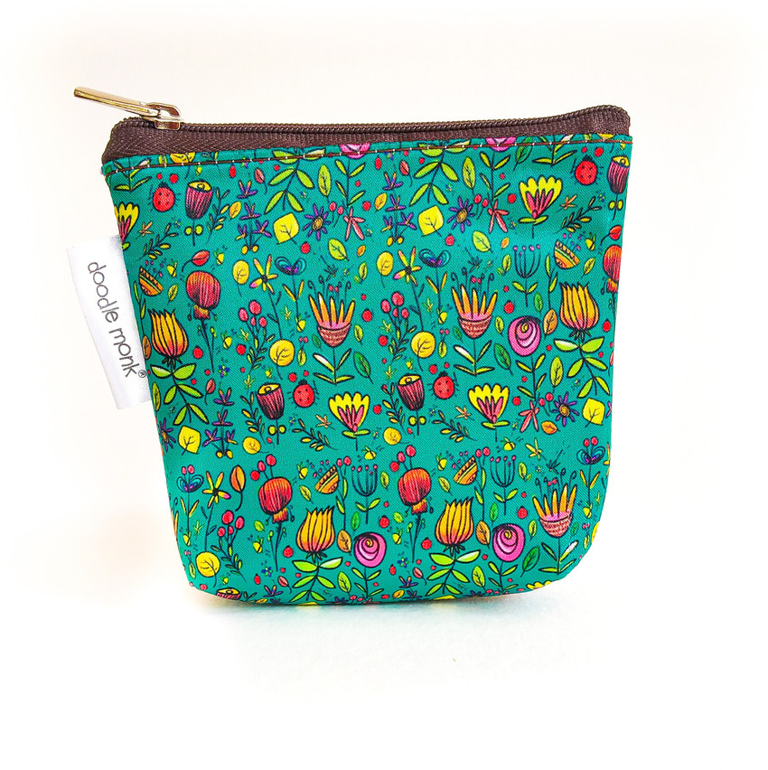 Floral coin purse on sale