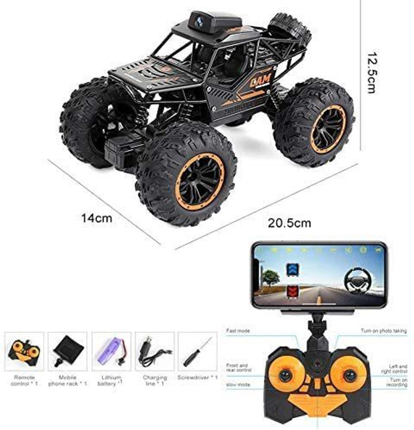Rc rock shop crawler with camera
