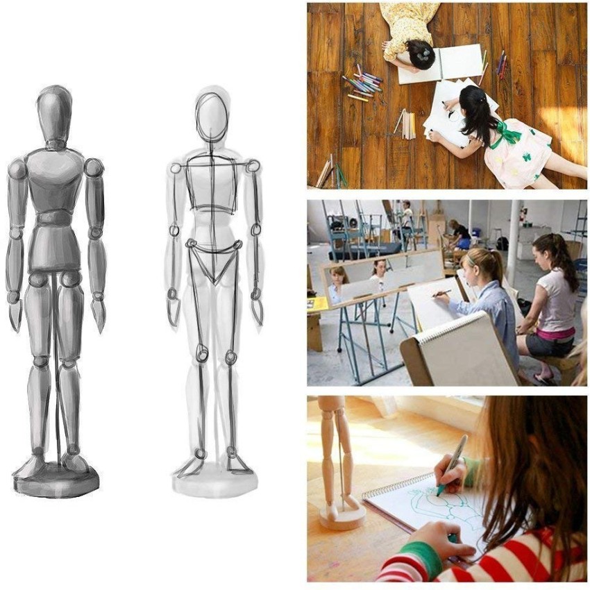 Artist Wooden Manikin Mannequin Sketching Lay Figure Drawing Model Aid  Human Figure Artist Draw Painting Model Mannequin Jointed Doll  Amazonin  Home  Kitchen