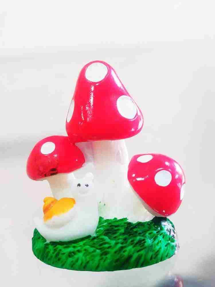 100pcs Mini Mushrooms Miniature Fake Mushrooms Cake Decor Mini Garden Accessories, Men's, Size: Small
