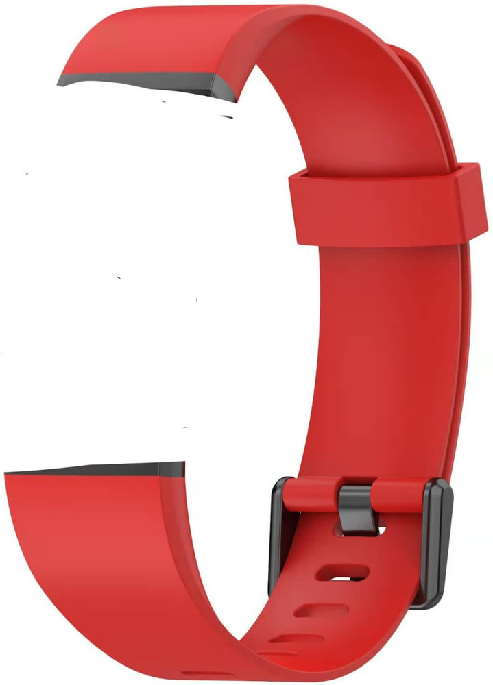 nanna Silicon strap with black metal buckle for realme smart band