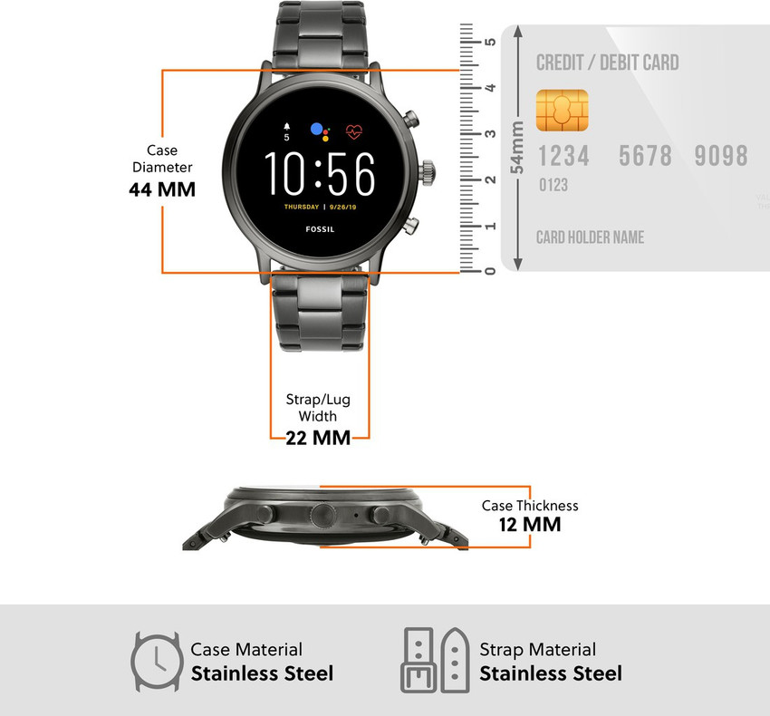 FOSSIL The Carlyle HR Smartwatch Price in India Buy FOSSIL The