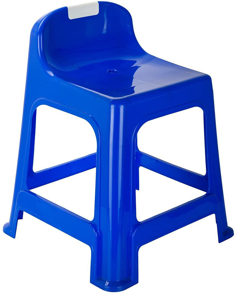 Plastic stool with backrest online