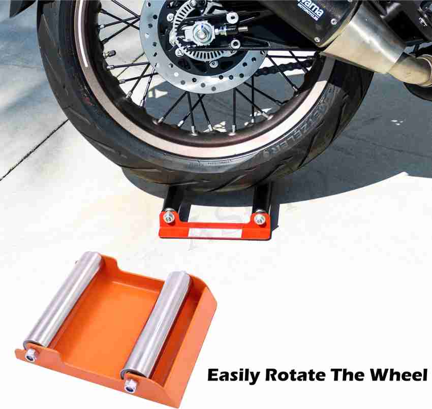 Bike rolling stand best sale