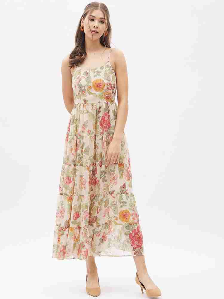 HARPA Women Maxi Beige Dress Buy HARPA Women Maxi Beige Dress