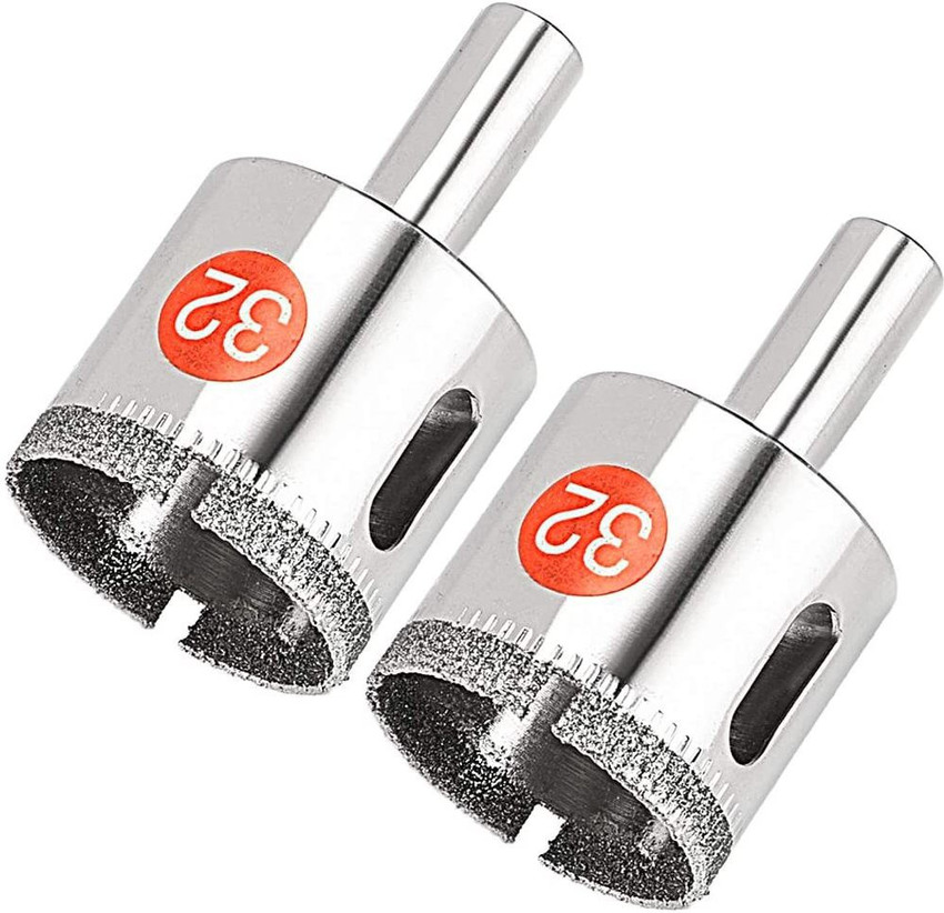 uptoak 2pcs 32mm Diamond Drill Bit Hole Saw for Tile Glass Marble