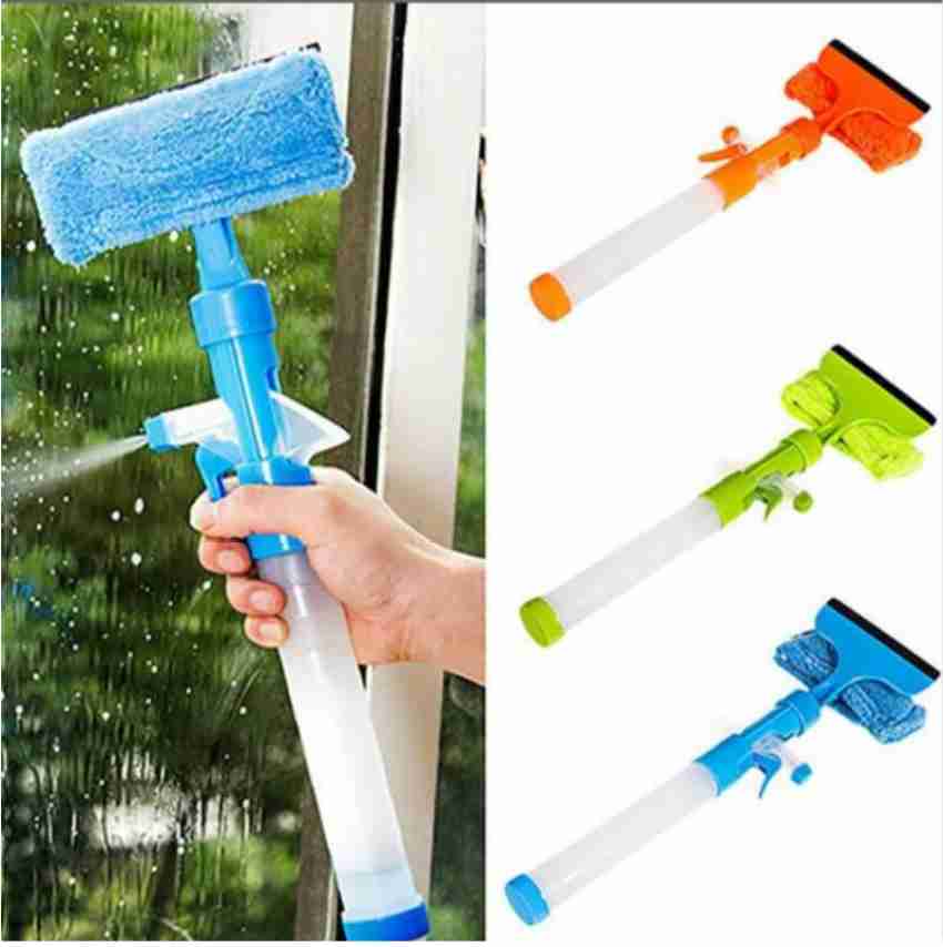 Multifunction Home Tools Spray Water Brush Cleaner Glass Cleaning Brush  Glass Wiper Window Cleaner